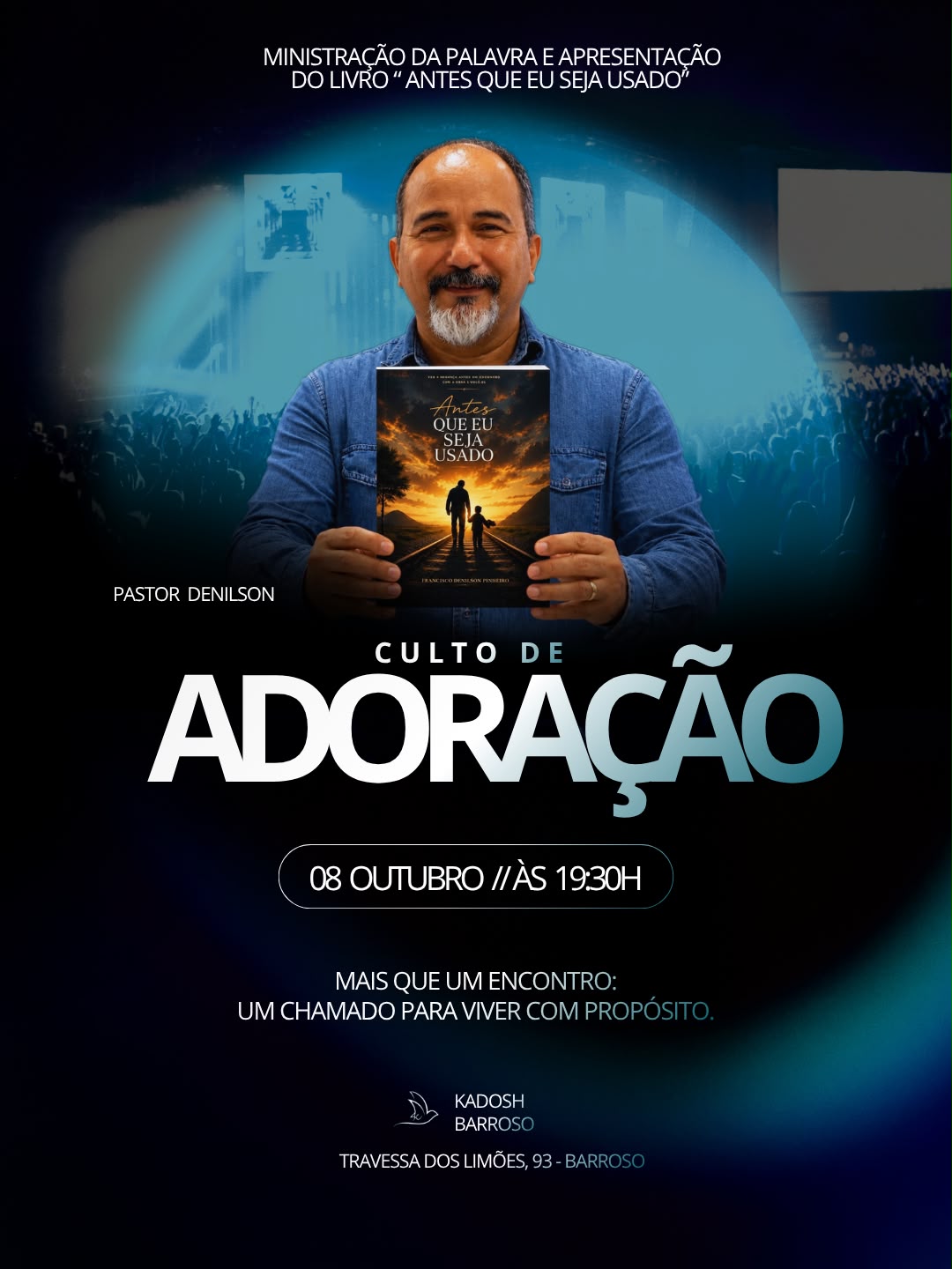 Culto de Adoração no Ministério Kadosh Barroso